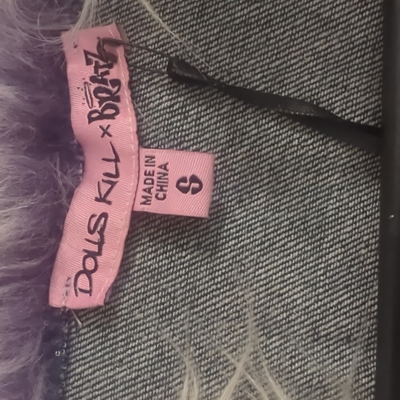 Bratz x Dollz kill jean fur jacket - Picture 4 of 5